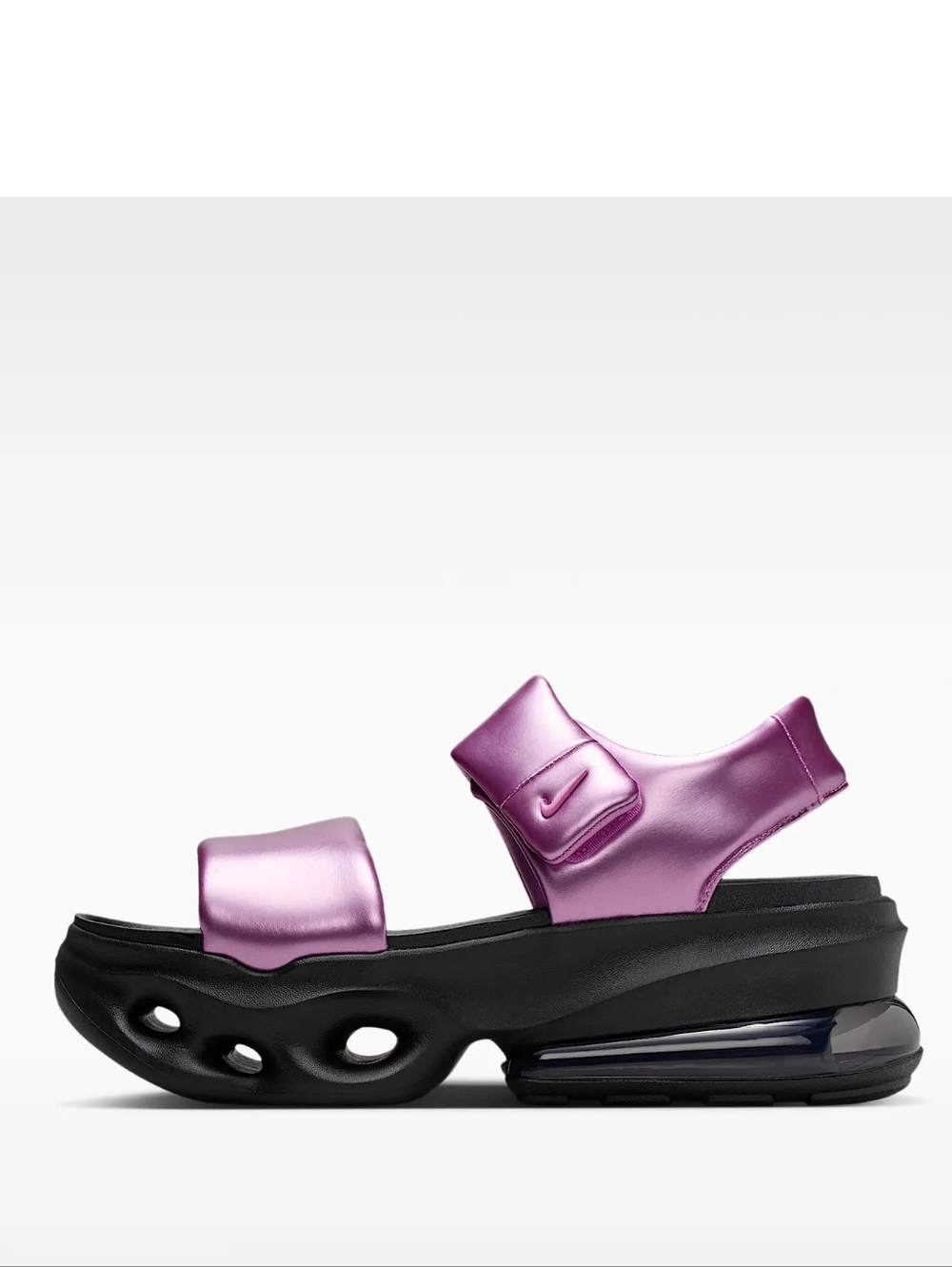 Sizes 6 To 11 Nike Air Max Latest Trend Comfy Platform Magenta Sandals Shoes - Picture 8 of 8